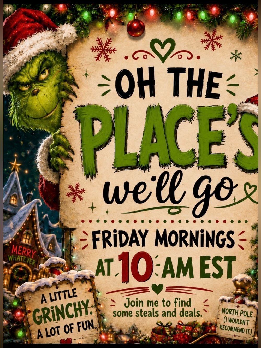 OH THE PLACES WE'LL GO FRIDAYS